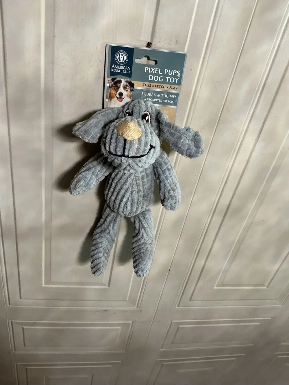Brand New American Kennel Club Pixel Pup -  Squeaky Dog Toy 14”